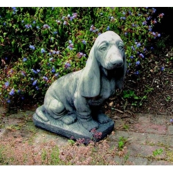 Basset Hound statue